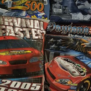 4 Men's XL NASCAR Racing T shirts